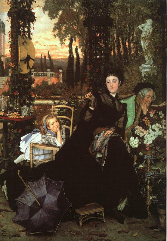 James Tissot Une Veuve  (A Widow) France oil painting art